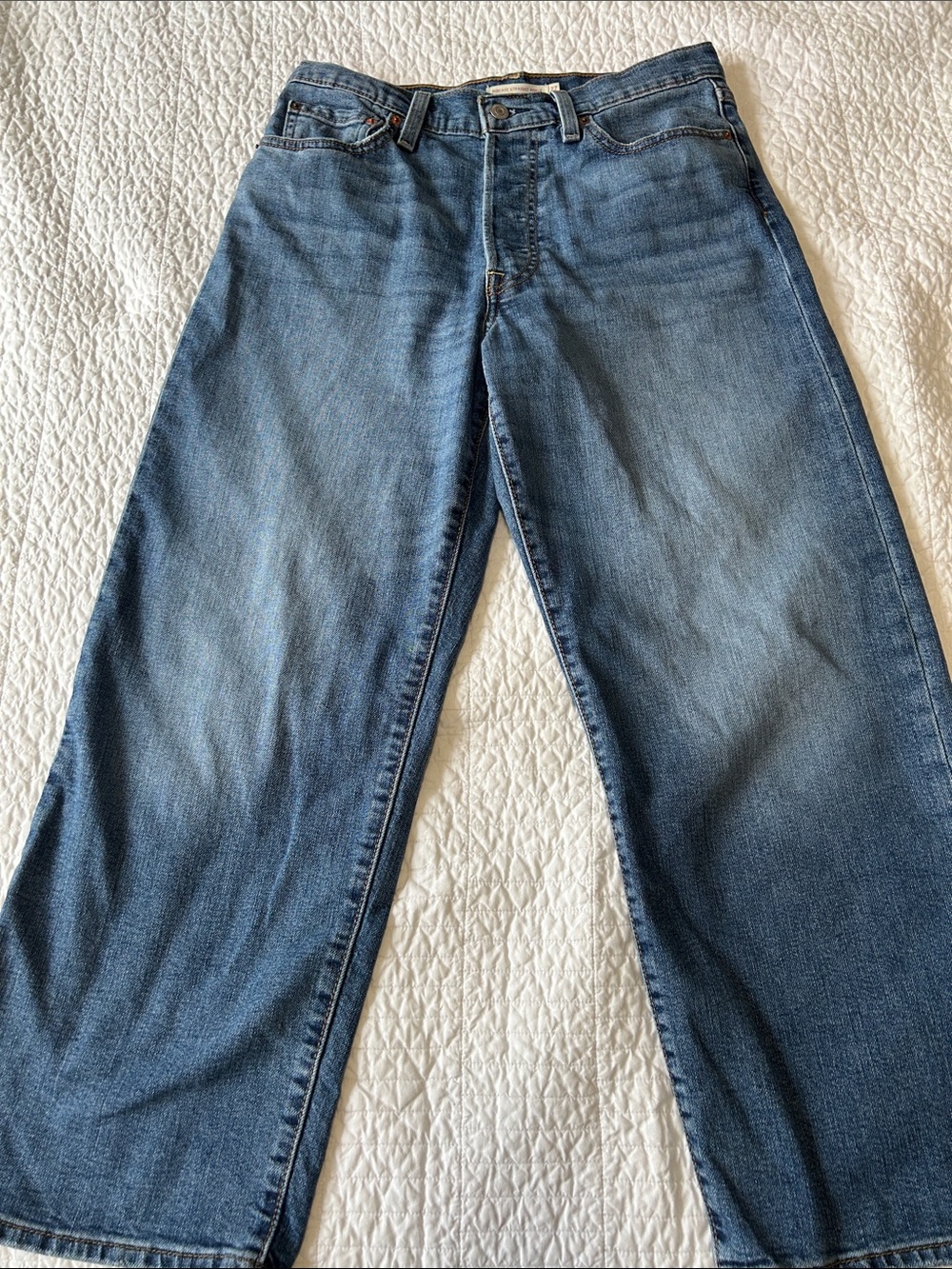 Levi’s ribcage straight ankle size 27 ,Blue Straight-Leg Jeans